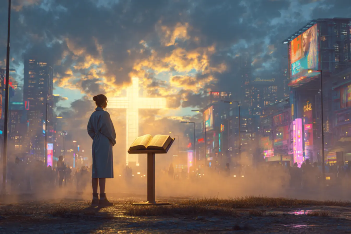 Mulher católica refletindo sobre o que a bíblia diz sobre imoralidade