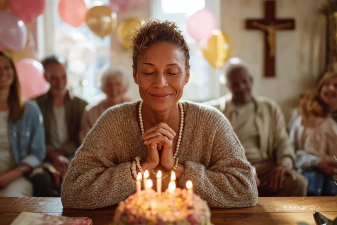 Encontrando inspiração em uma mensagem de aniversário católica