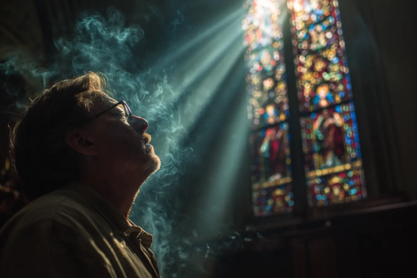 Representação dos Reis Magos oferecendo incenso