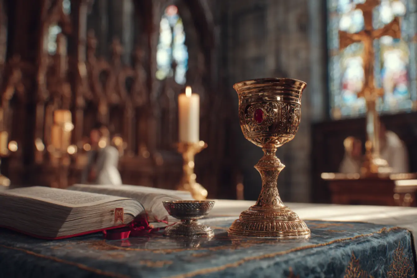 Santo cálice de Valência da igreja católica