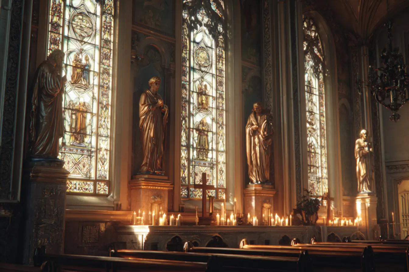 Cultivo da fé na igreja católica santos