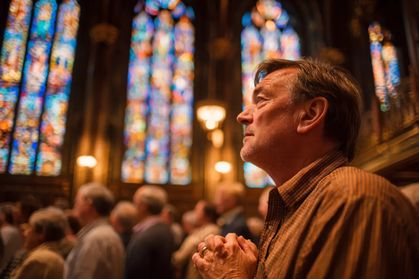 Igreja católica cheia