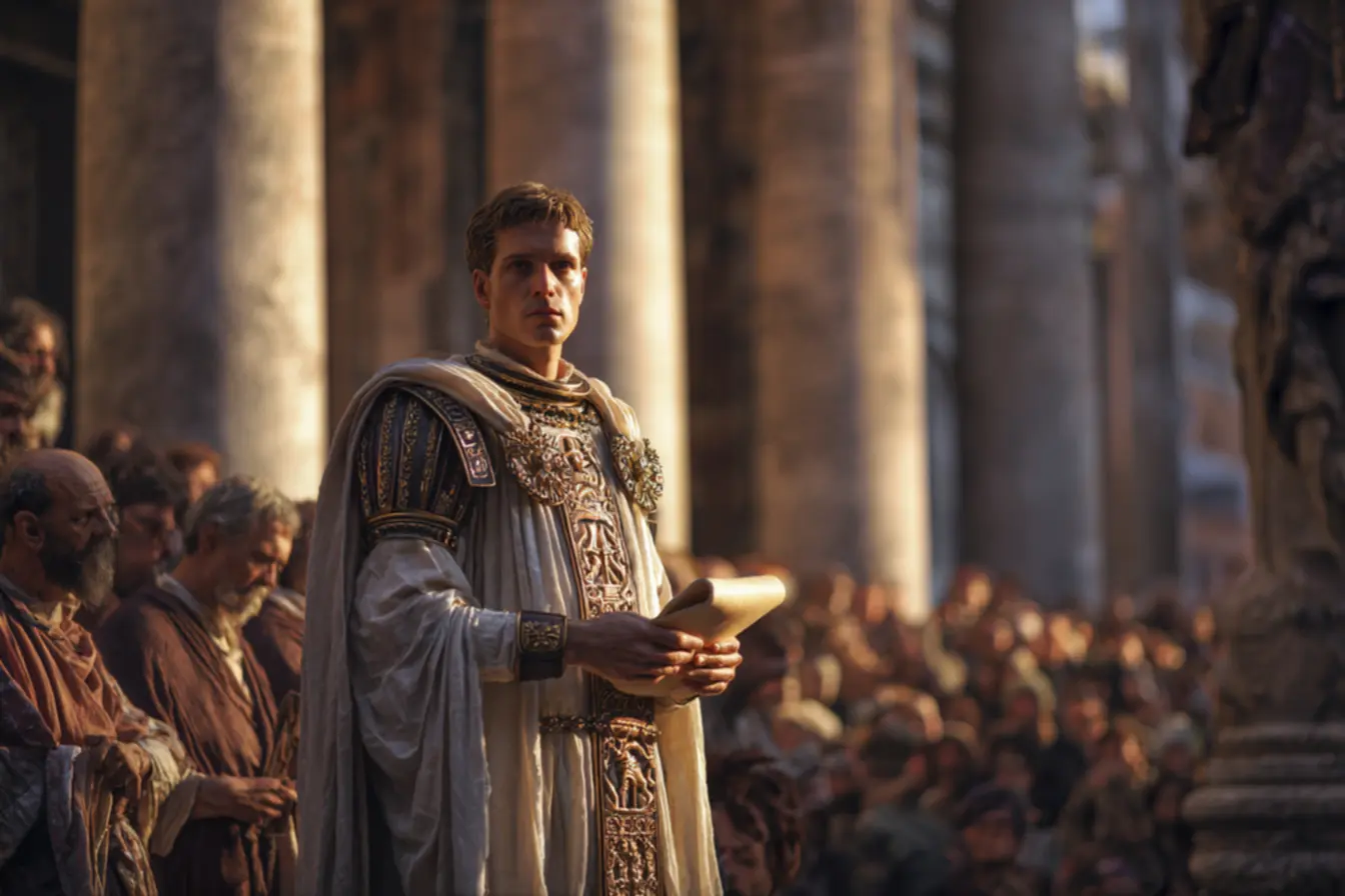 A instituição divina e humana da Igreja, refutando que constantino fundou a igreja católica.