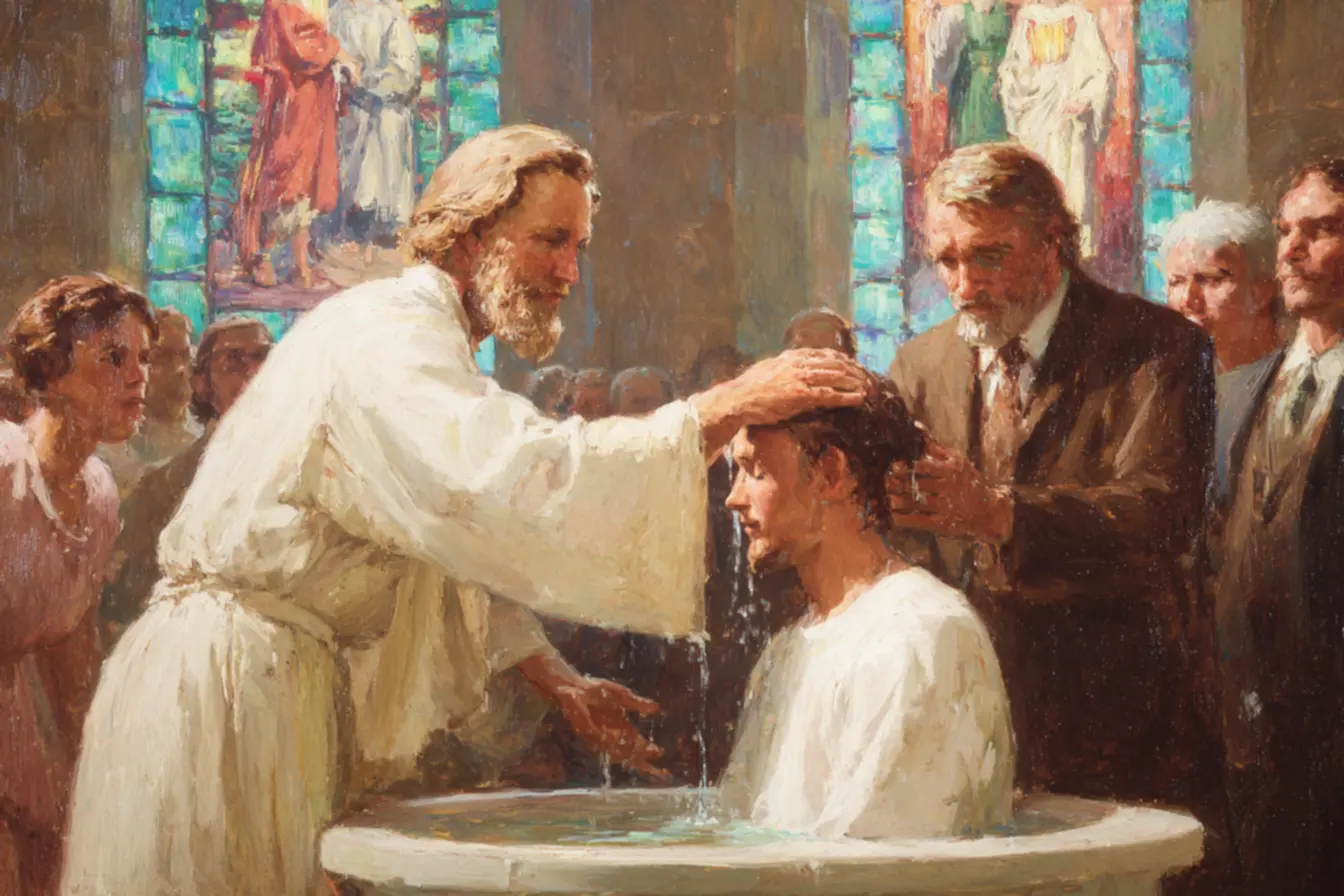 Batismo é um rito de passagem na Igreja