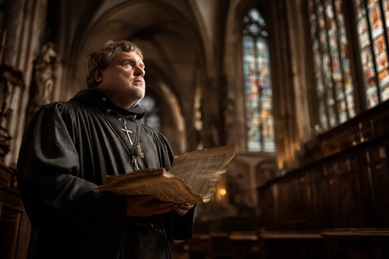 Martinho Lutero morreu católico? Imagem de Martinho Lutero, o monge agostiniano e reformador.