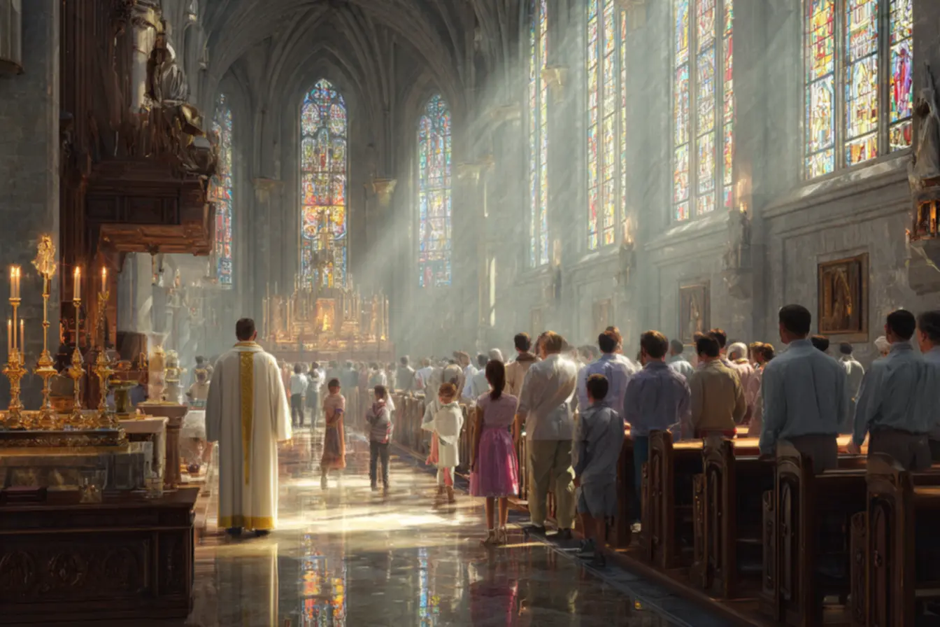 dízimo igreja católica - Representação da partilha e generosidade com a comunidade