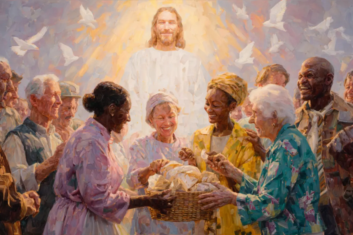 Imagem representativa do dízimo na Igreja