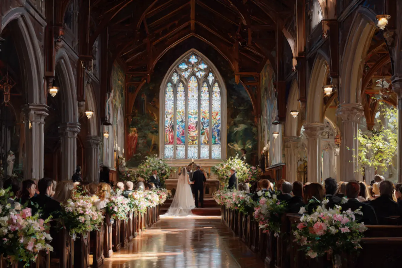 Cerimônia de casamento católica