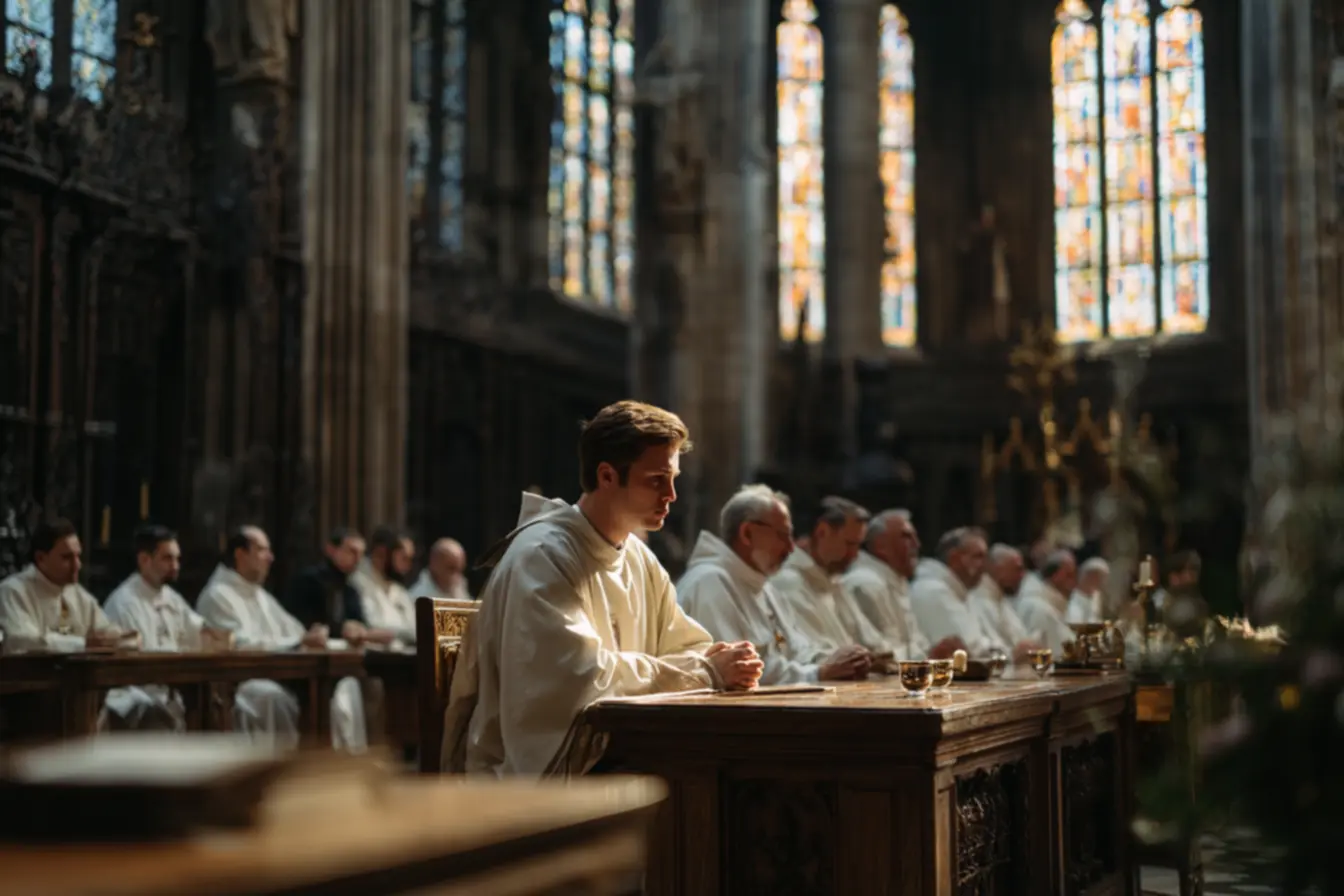 Bispos reunidos em concílio como convenção de bispos católicos