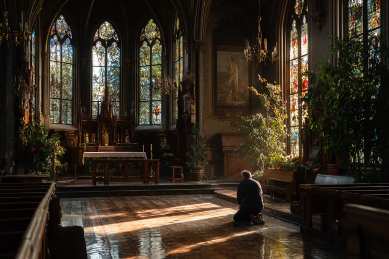 Caminho para o altar