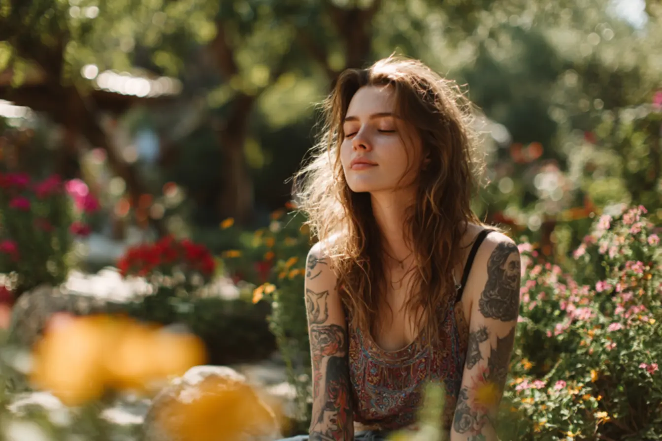 Imagem representando um altar espiritual através da tatuagem