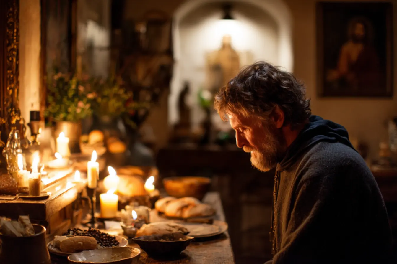 Imagem que retrata uma reflexão espiritual