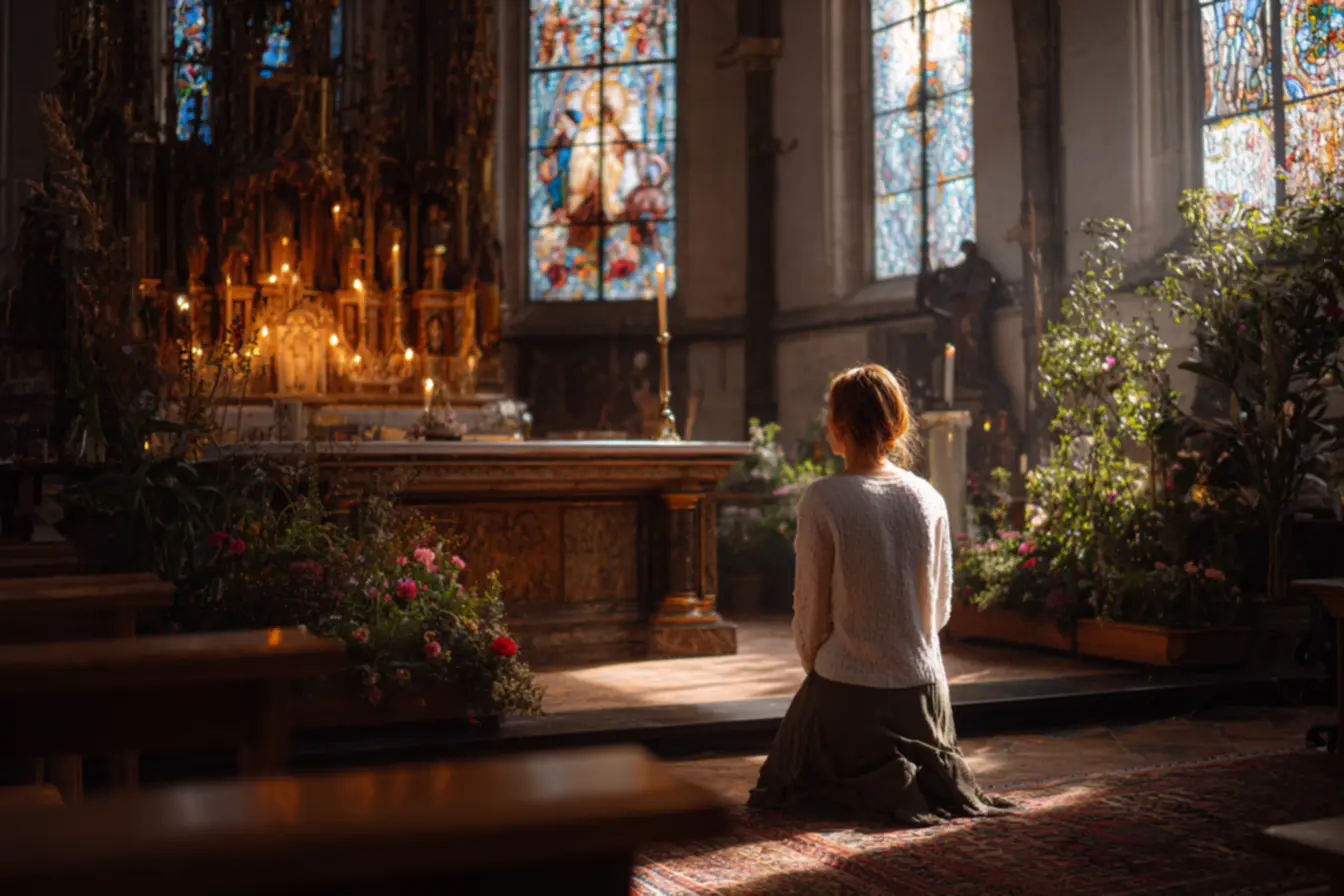 Momento de adoração ao Santíssimo