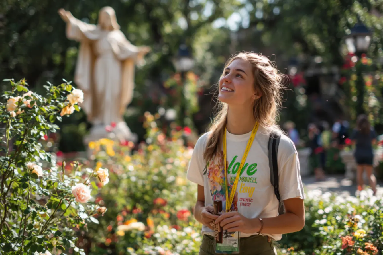 Camiseta que simboliza fé e coerência