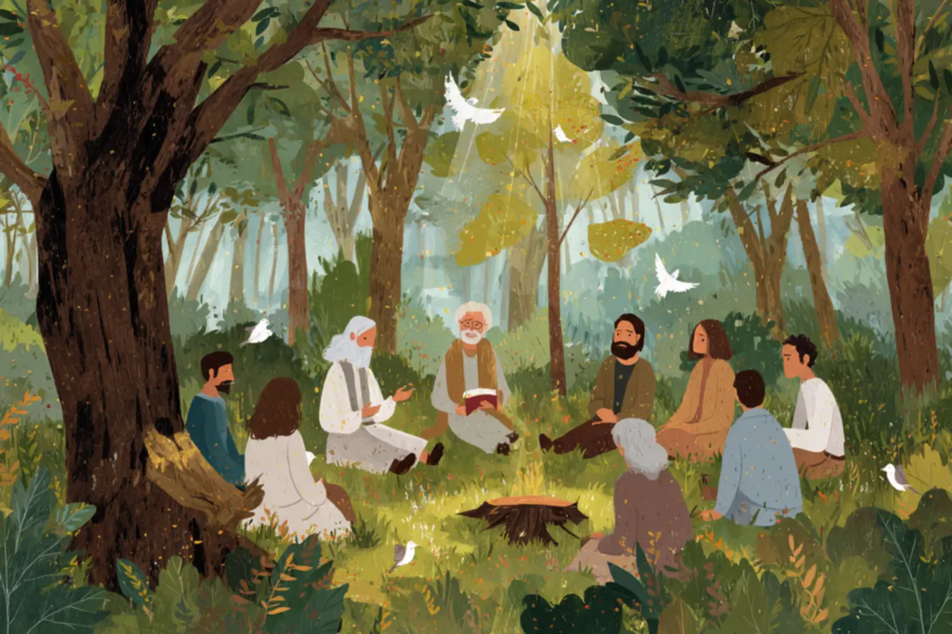 Imagem representativa da busca pela fé