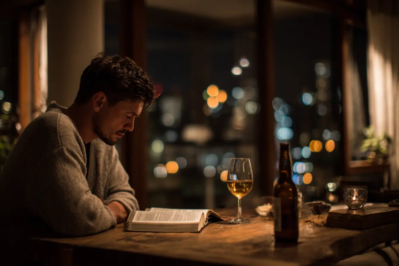 Imagem ilustrando o que a bíblia diz sobre bebida alcoólica como bênção e perigo no Antigo Testamento