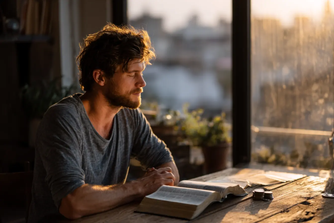 Jesus carpinteiro ensinando o que a bíblia diz sobre trabalho e dinheiro pelo exemplo de vida