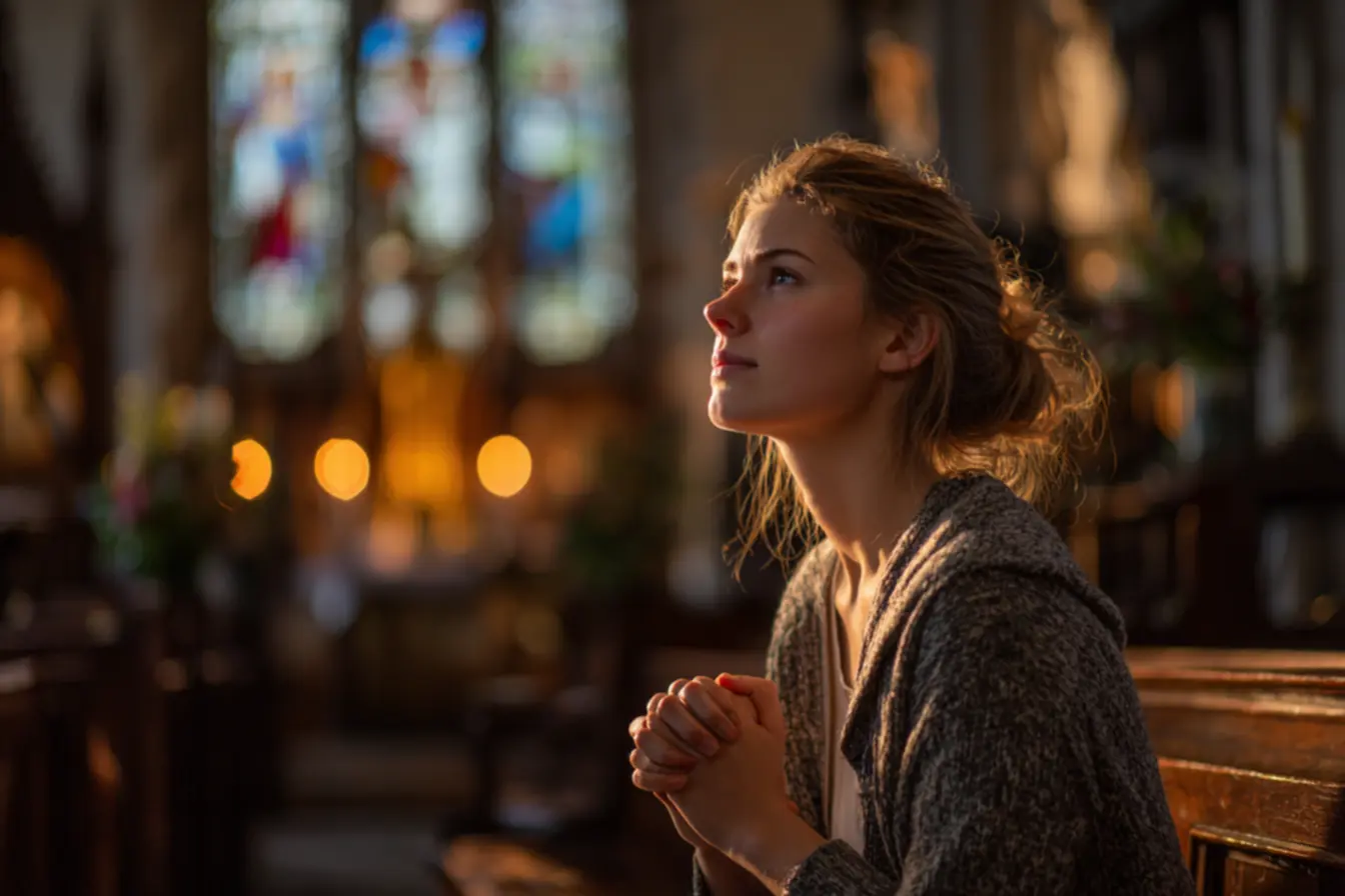 Fiéis participando da liturgia e vivendo a quaresma católica na comunidade