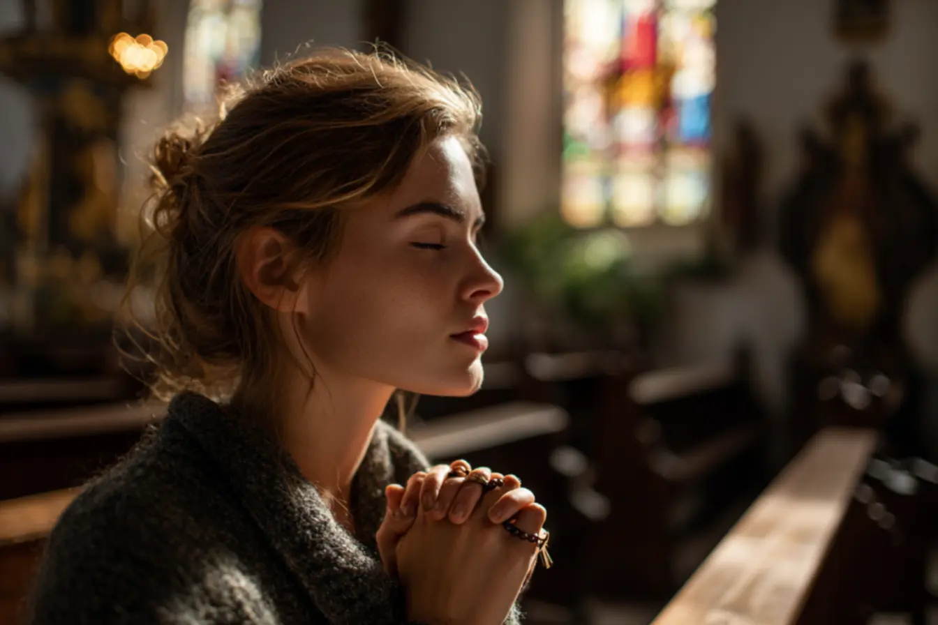 Imagem representando testemunhos de santos católicos na vida da Igreja