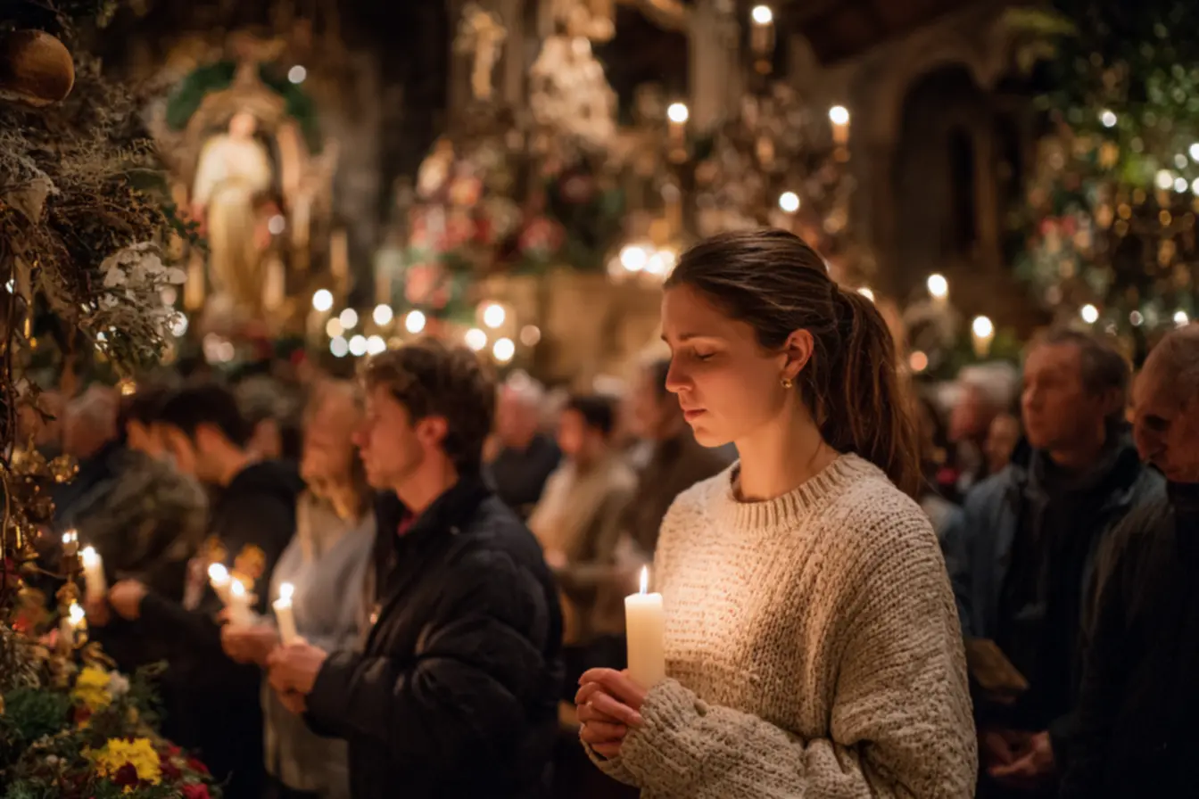 Cantinho de oração na casa