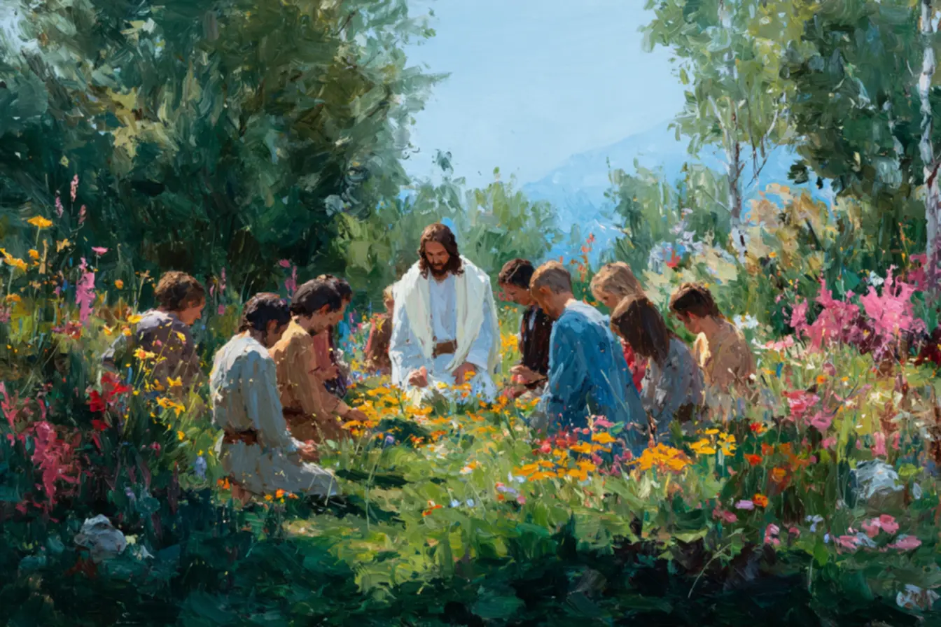 A oração como um encontro sincero com Deus.