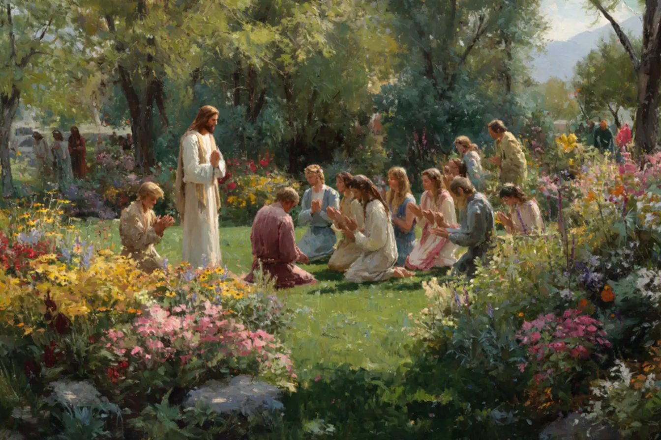 Transformação interna através da fé e oração.