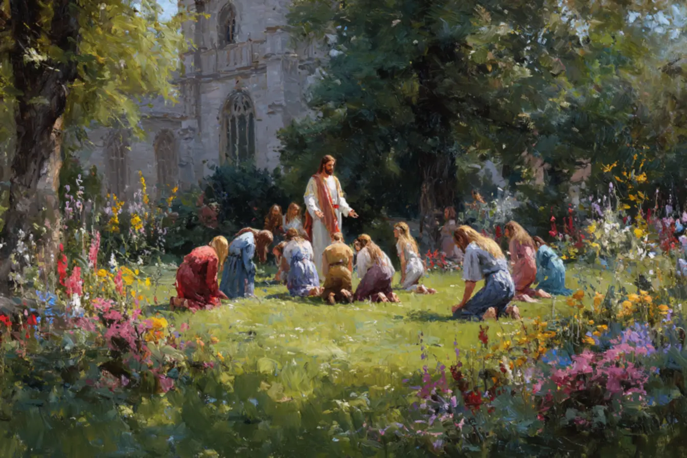 A simplicidade da oração sincera.