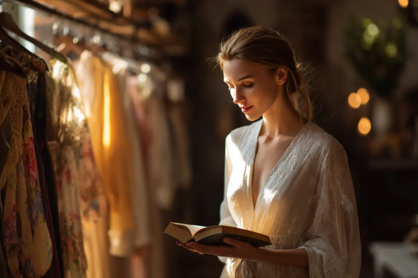 Vestido que reflete dignidade e beleza