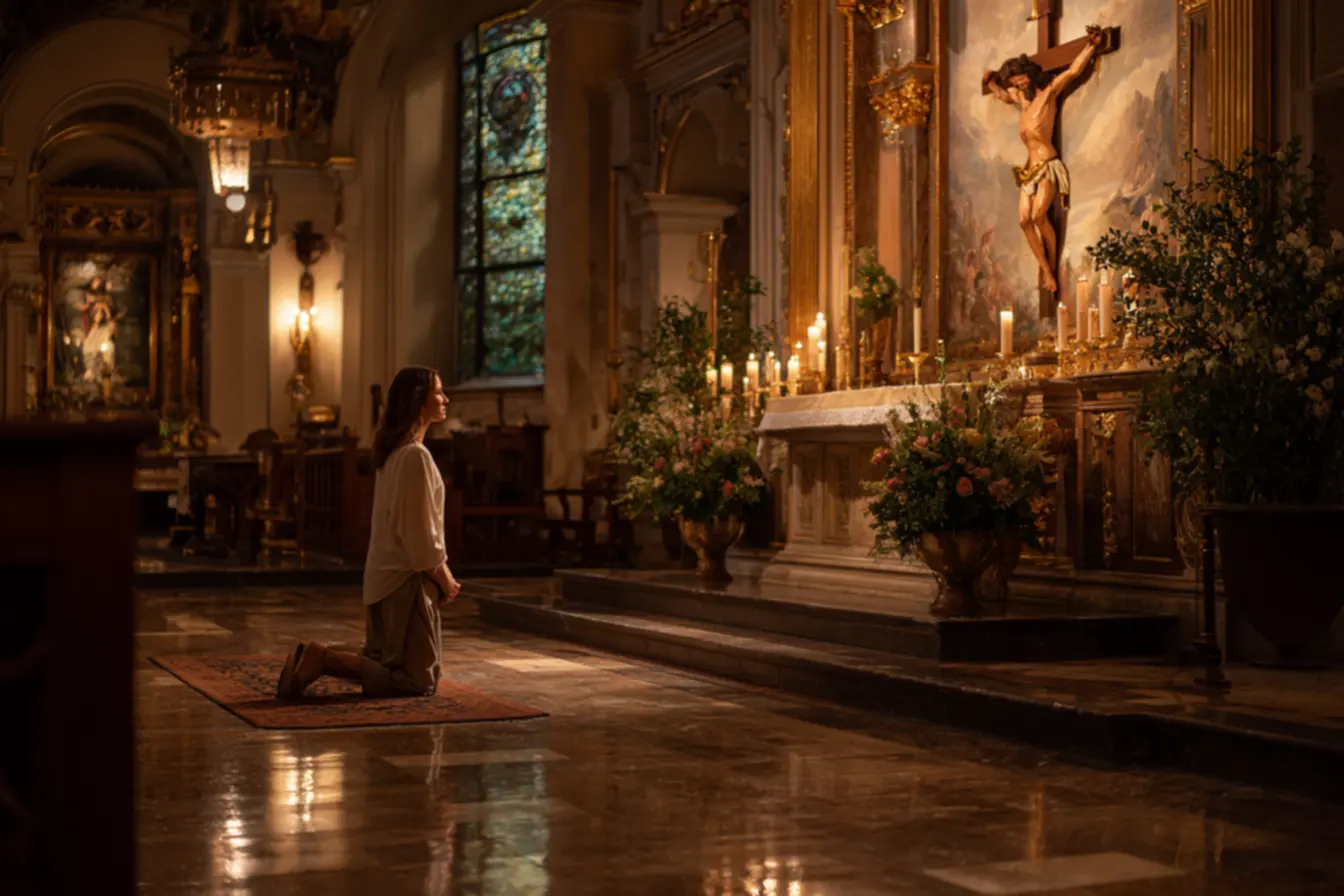 Imagem sacra representando a fé