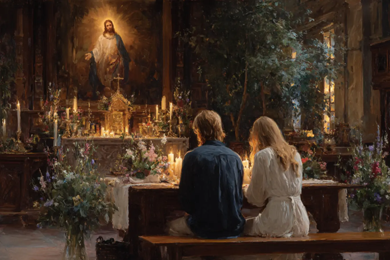 Conceito de orar com sinceridade