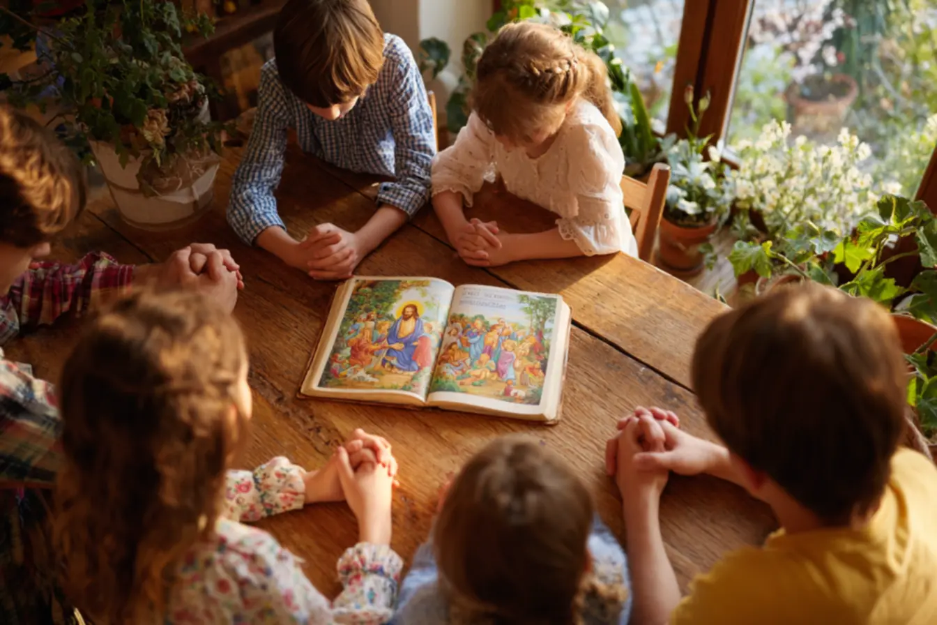 Ilustrações da Bíblia Infantil que atraem a atenção das crianças